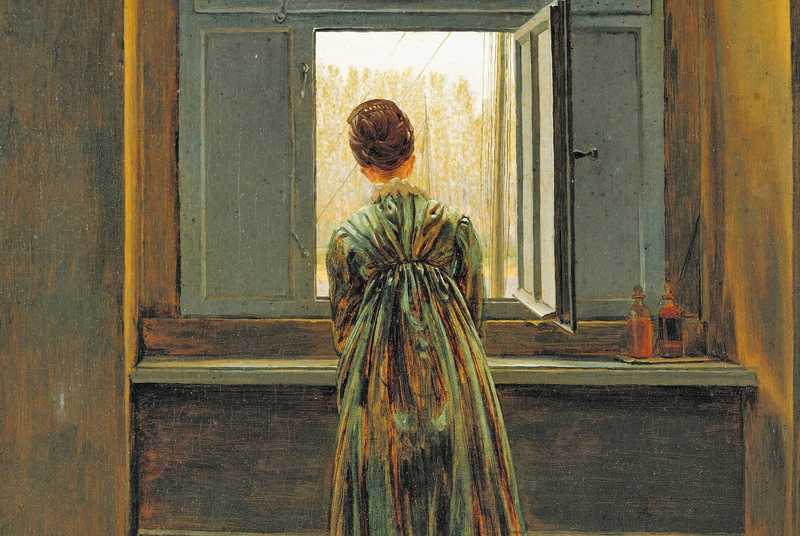 Caspar David Friedrich - Woman at a Window (1822)