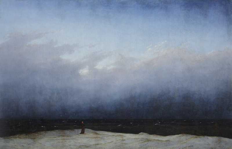 Monk by the Sea, by Caspar David Friedrich (1809)