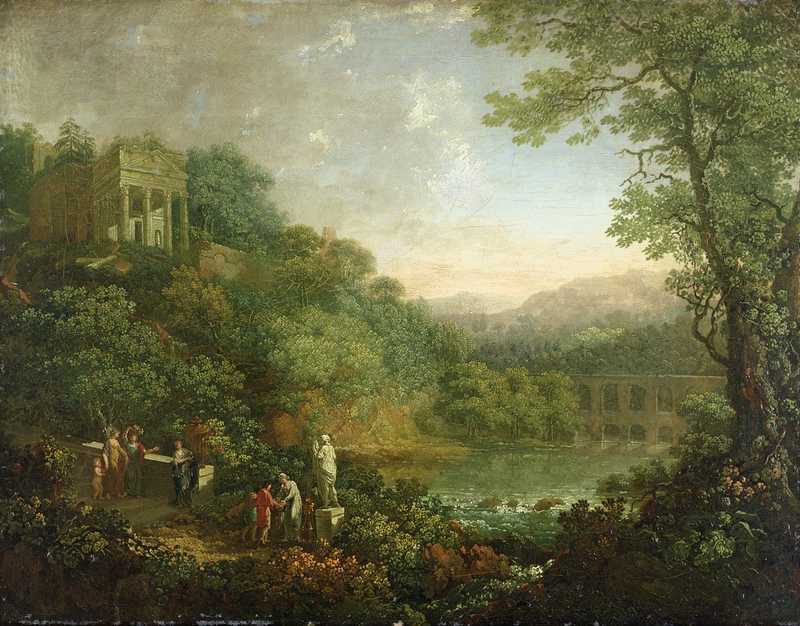 Ideal Landscape, by Johann Sebastian Bach, 1776