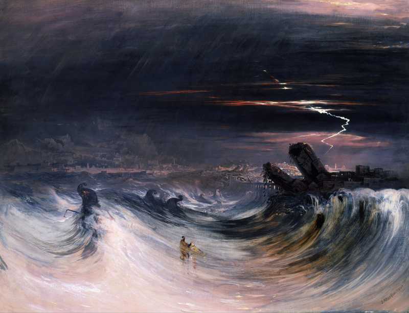 Destruction of Tyre, by John Martin (1789 - 1854)